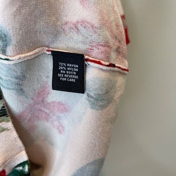 Premise Tropical Floral Fashion Pullover Size Large - Picture 4 of 7